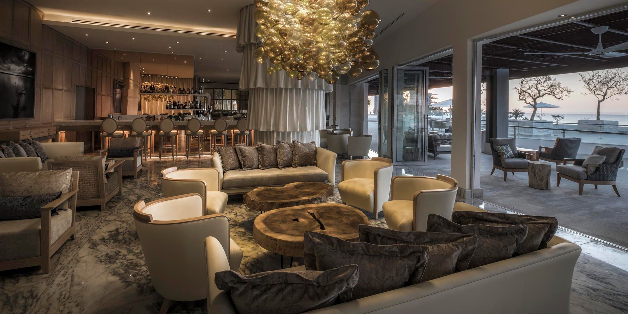 Luxury lobby bar