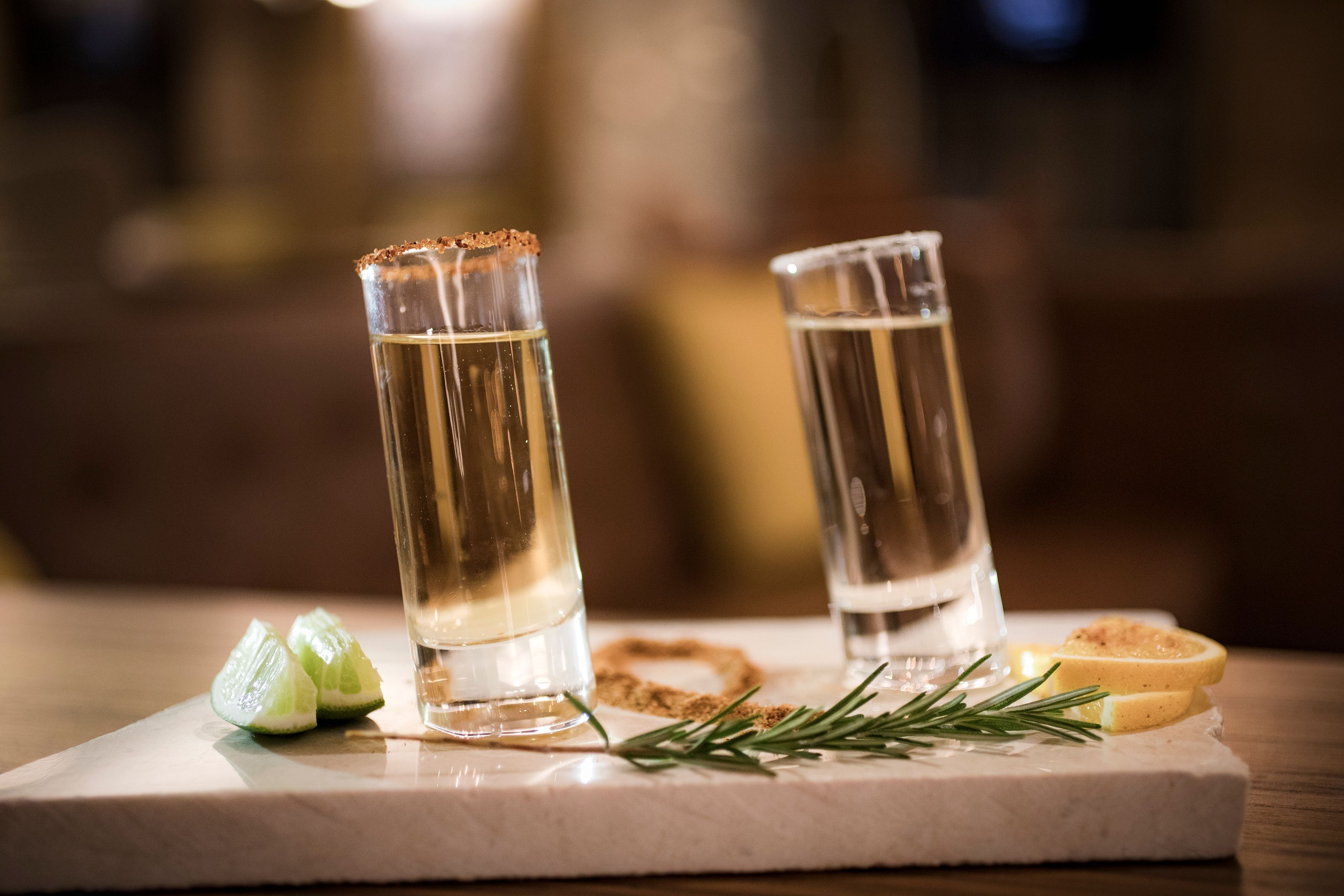 Mexican tequila tastings